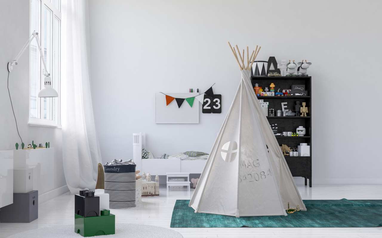 Namiot tipi jako niezbędny element każdego dziecięcego pokoju
